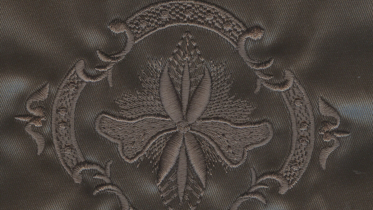 Soft embroidery with rayon viscose from Madeira