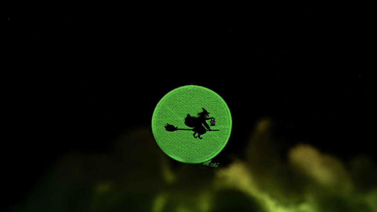 glow-in-the-dark thread design