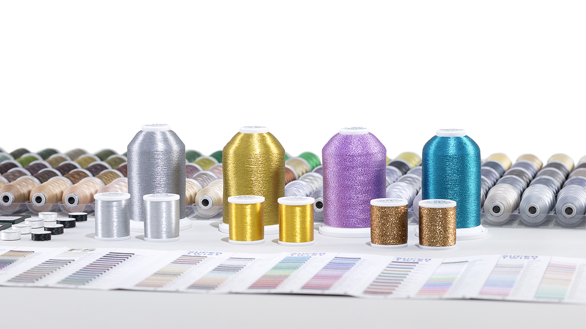 FS Metallic embroidery thread range