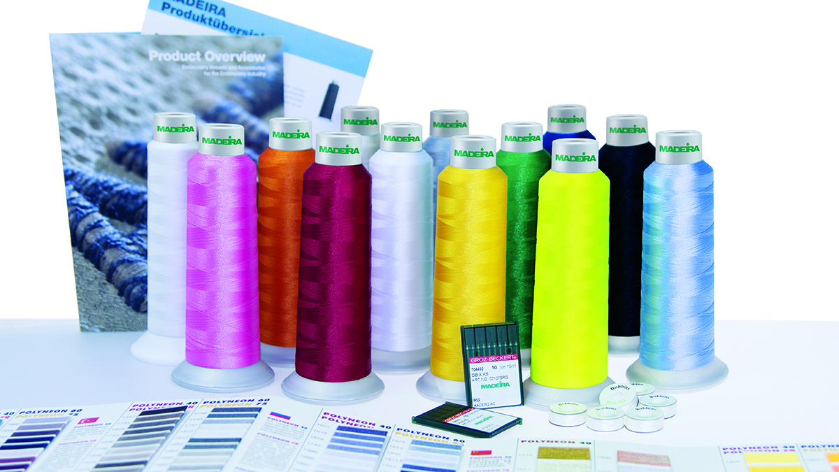 Individual machine dealer embroidery starter kits from Madeira